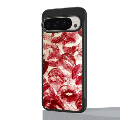 Lip Glam google pixel 9 pro xl mobile cover | shockproof glass phone case