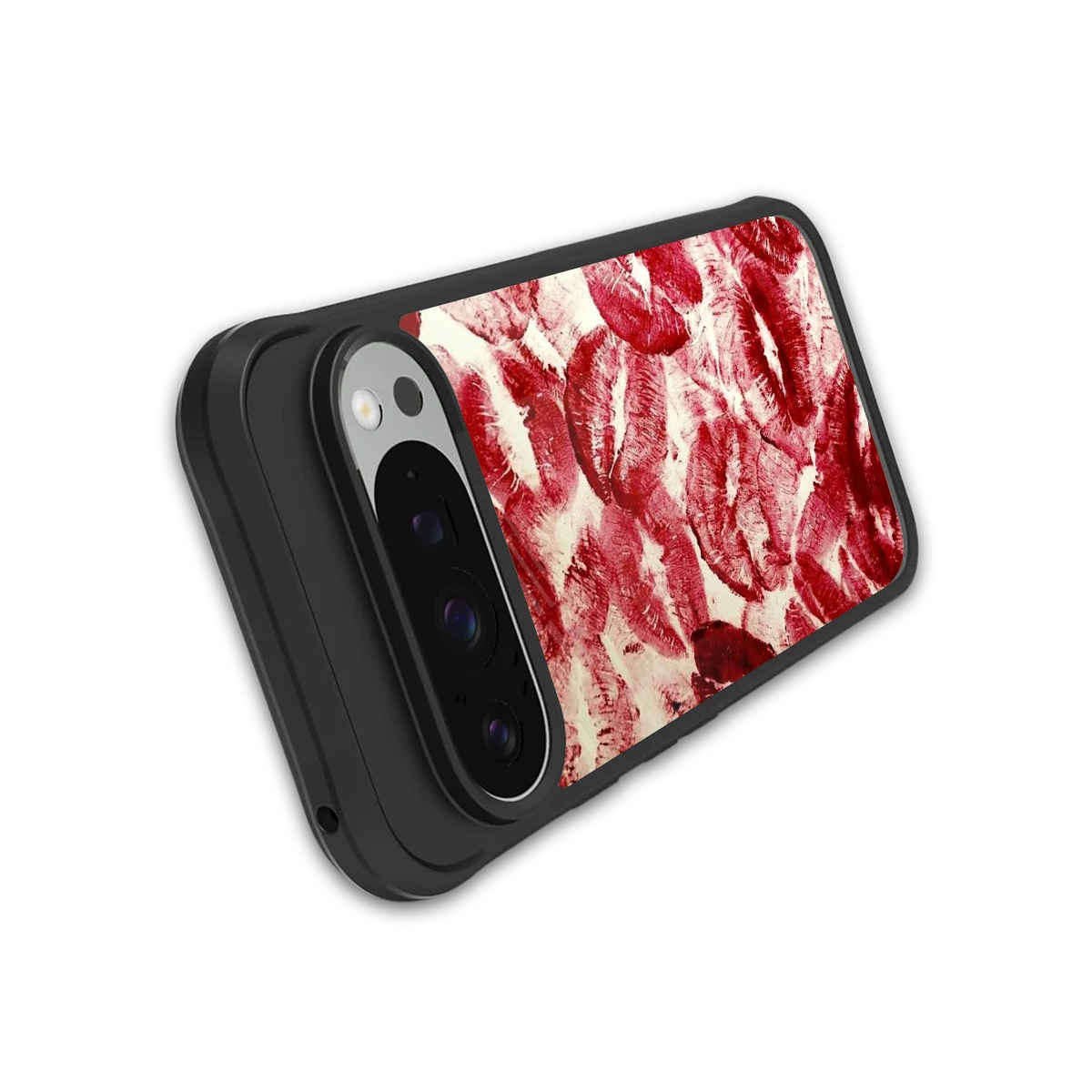 Lip Glam stylish phone case for google pixel 9 pro xl | glossy glass and slim fit