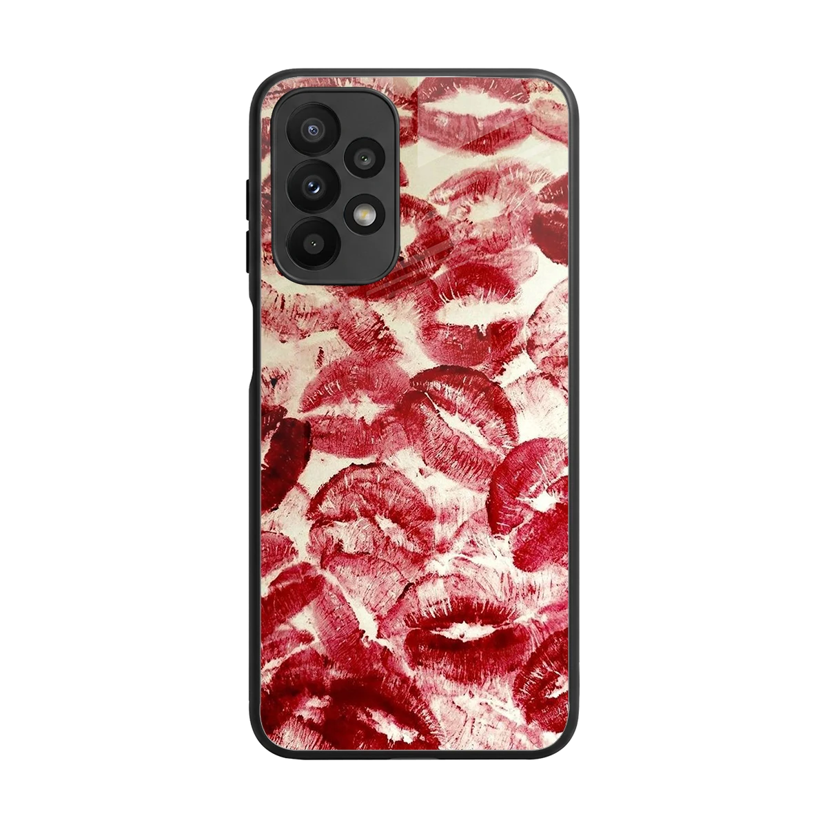 Lip Glam back phone cover | glass case for samsung galaxy a23