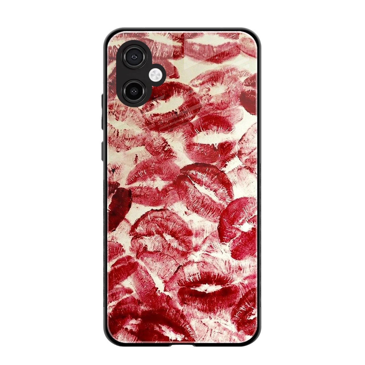 Lip Glam back phone cover | glass case for samsung galaxy a06 5g