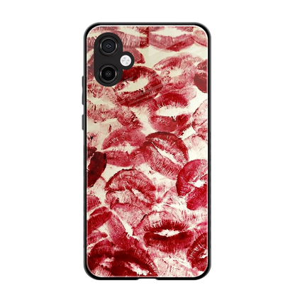 Lip Glam back phone cover | glass case for samsung galaxy a06 5g