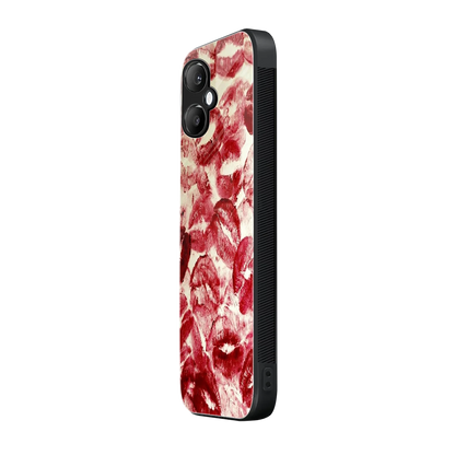Lip Glam samsung galaxy a06 5g mobile cover | shockproof glass phone case