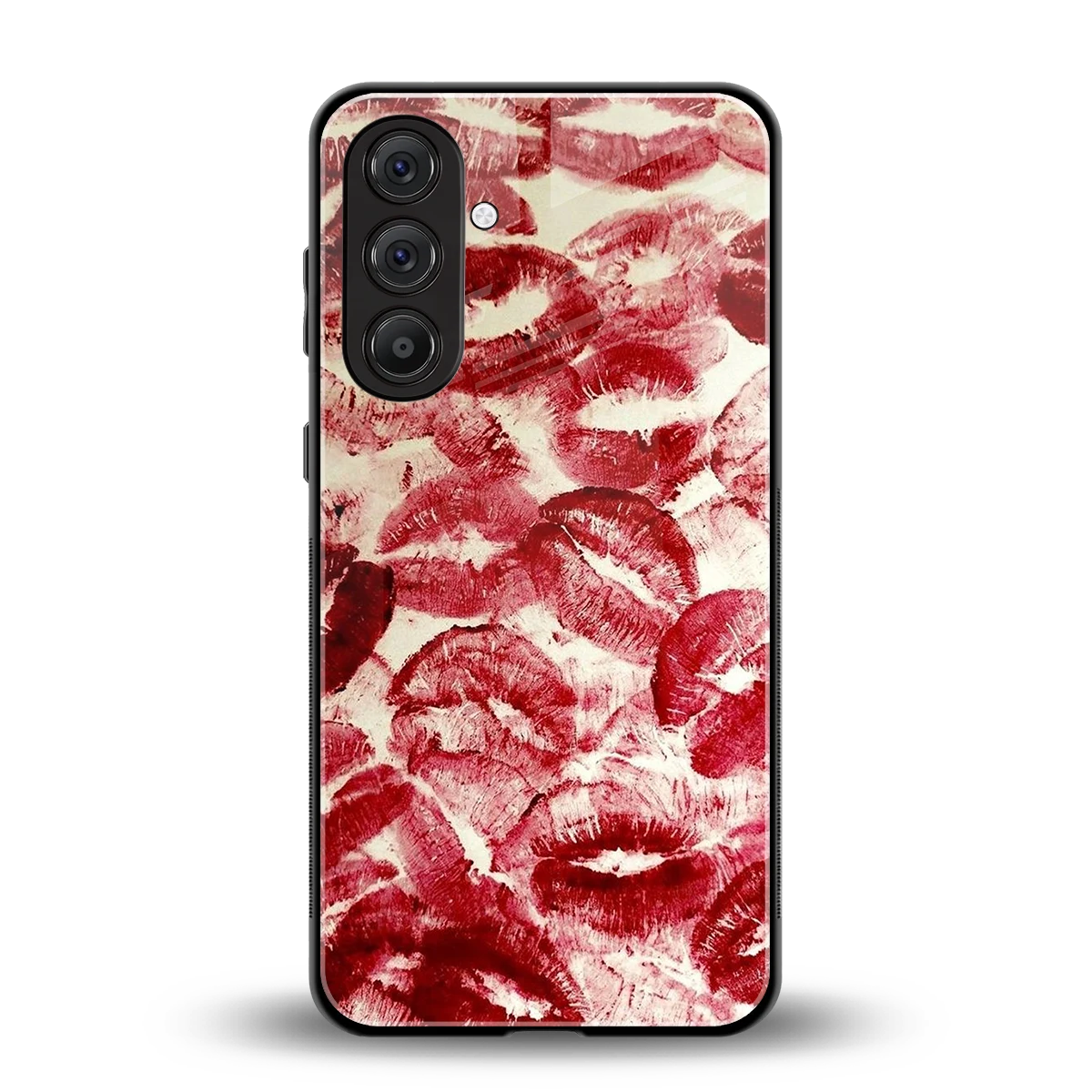 Lip Glam back phone cover | glass case for samsung galaxy m36 5g