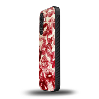 Lip Glam samsung galaxy a37 5g mobile cover | shockproof glass phone case