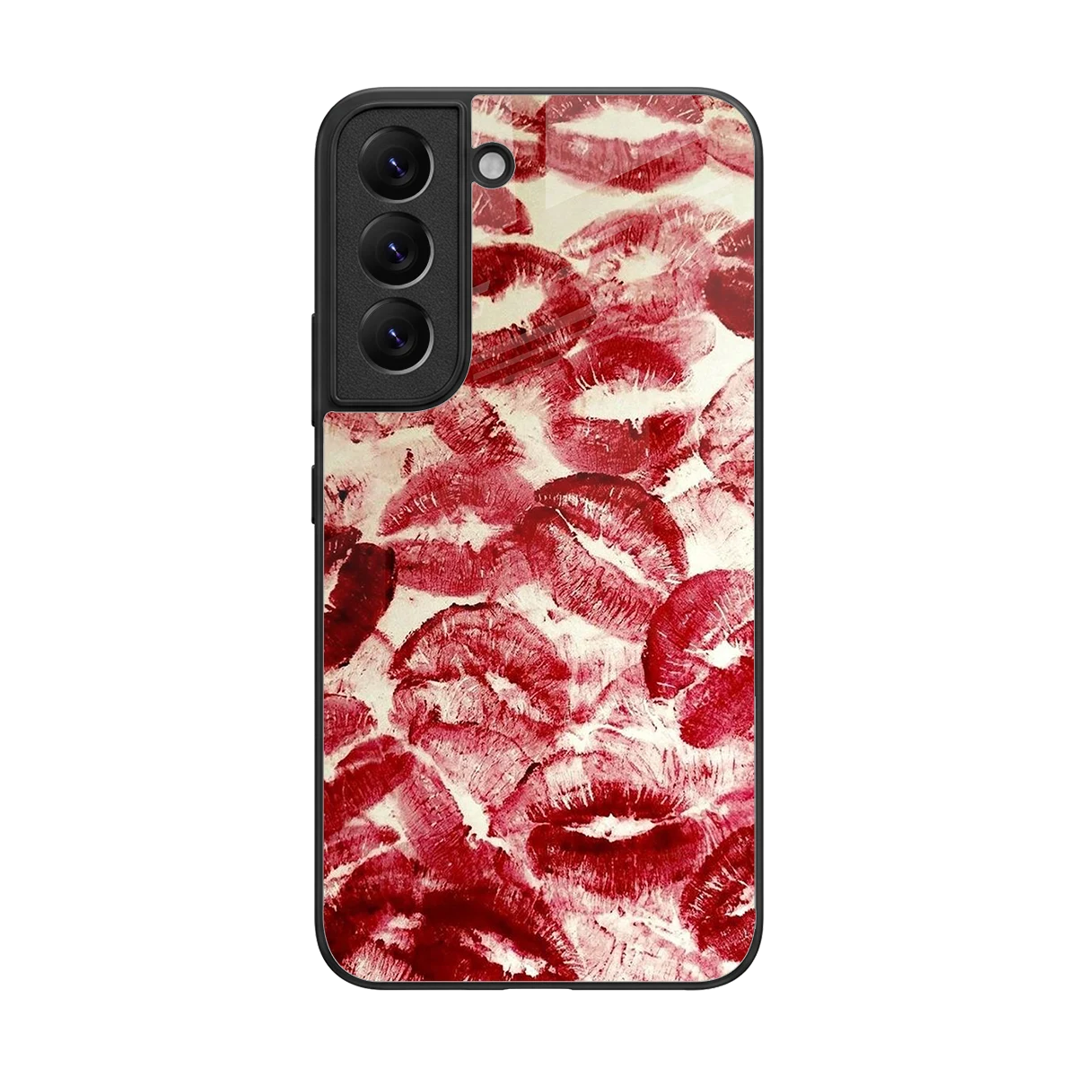 Lip Glam back phone cover | glass case for samsung galaxy s22