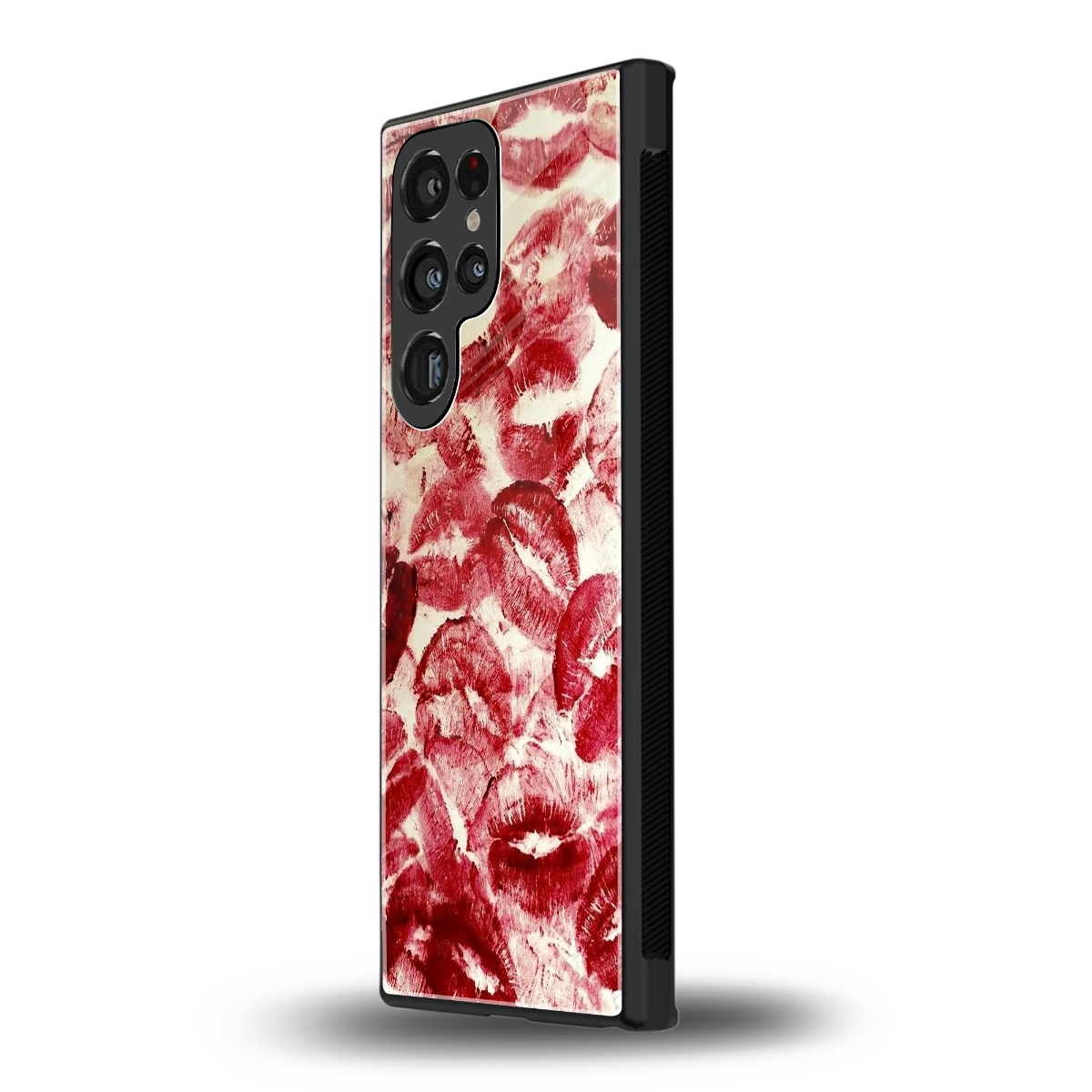 Lip Glam samsung galaxy s23 ultra mobile cover | shockproof glass phone case