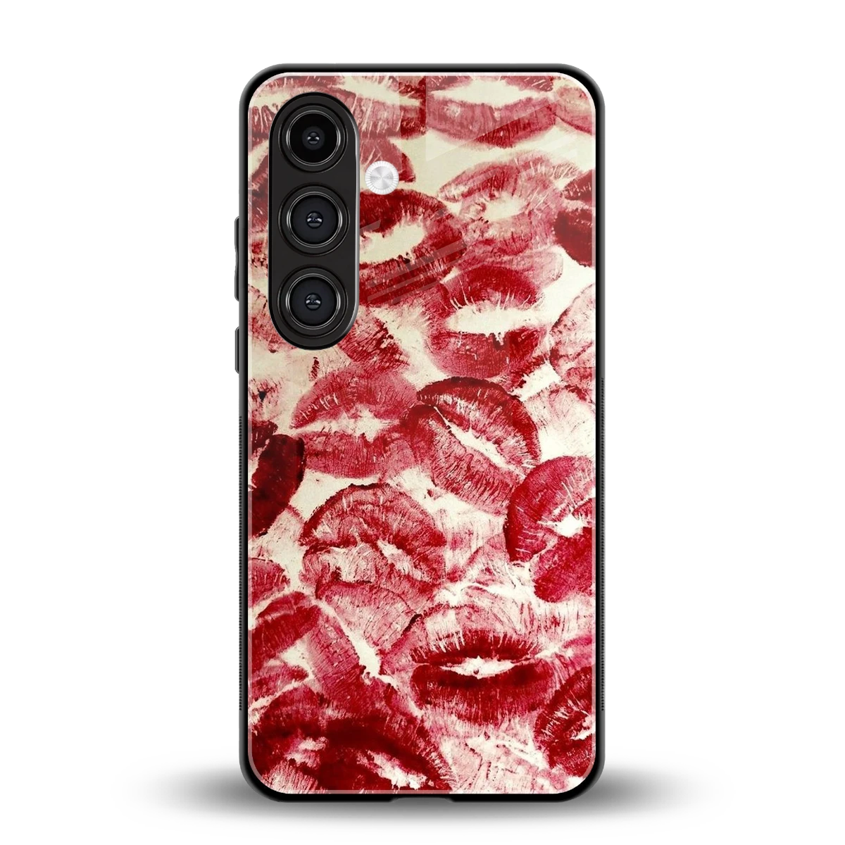 Lip Glam back phone cover | glass case for samsung galaxy s23 plus