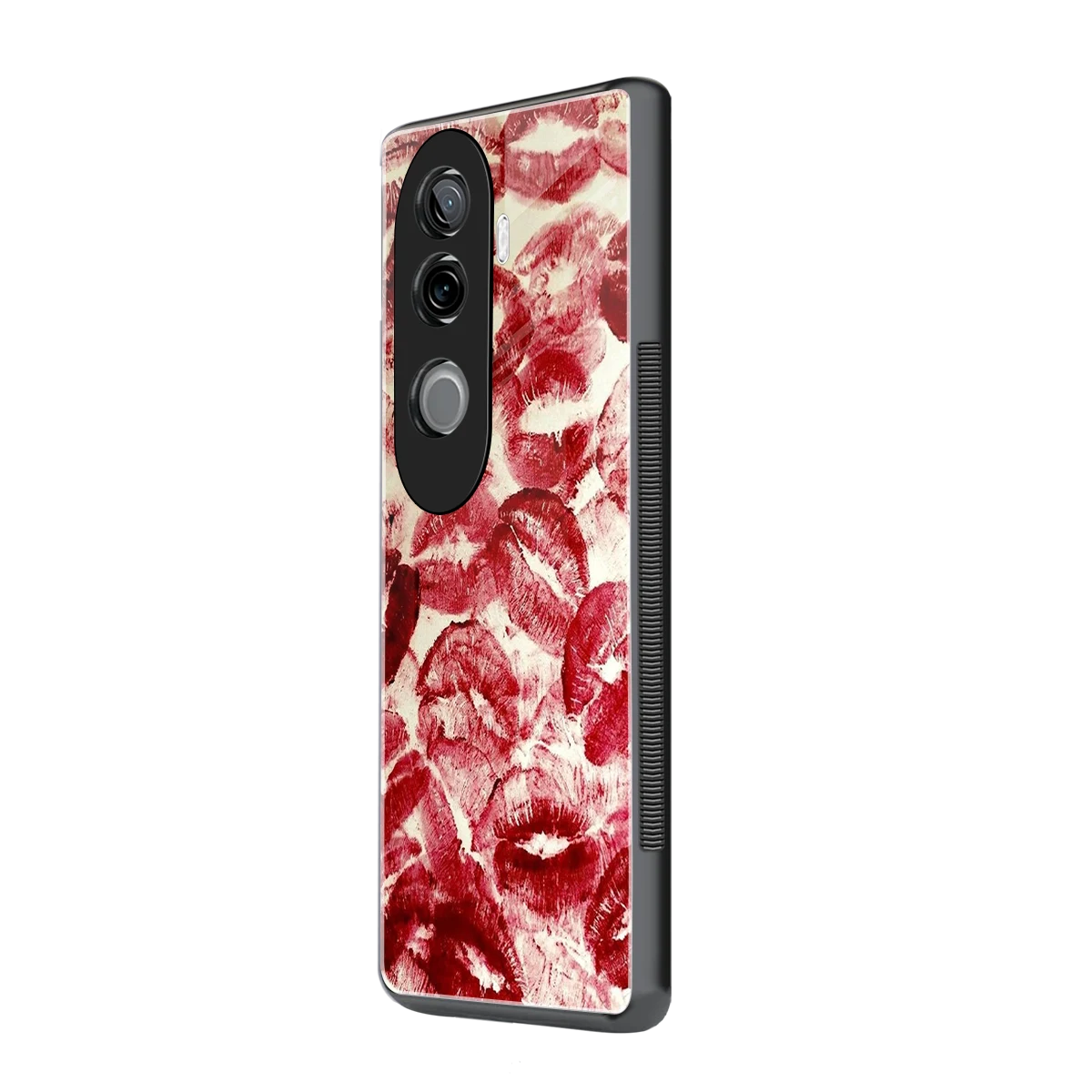 Lip Glam vivo v40e mobile cover | shockproof glass phone case