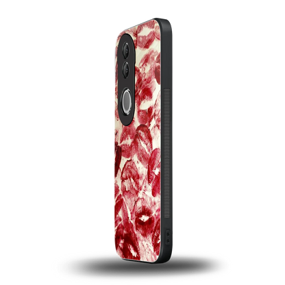 Lip Glam vivo v50 mobile cover | shockproof glass phone case