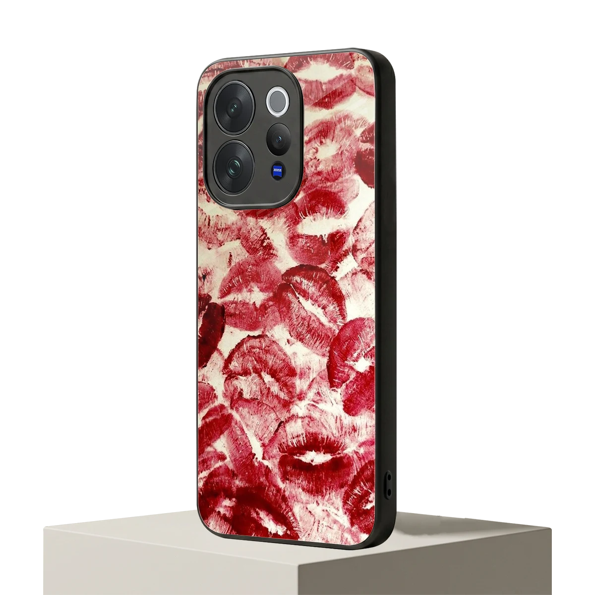 Lip Glam vivo v70 mobile cover | shockproof glass phone case