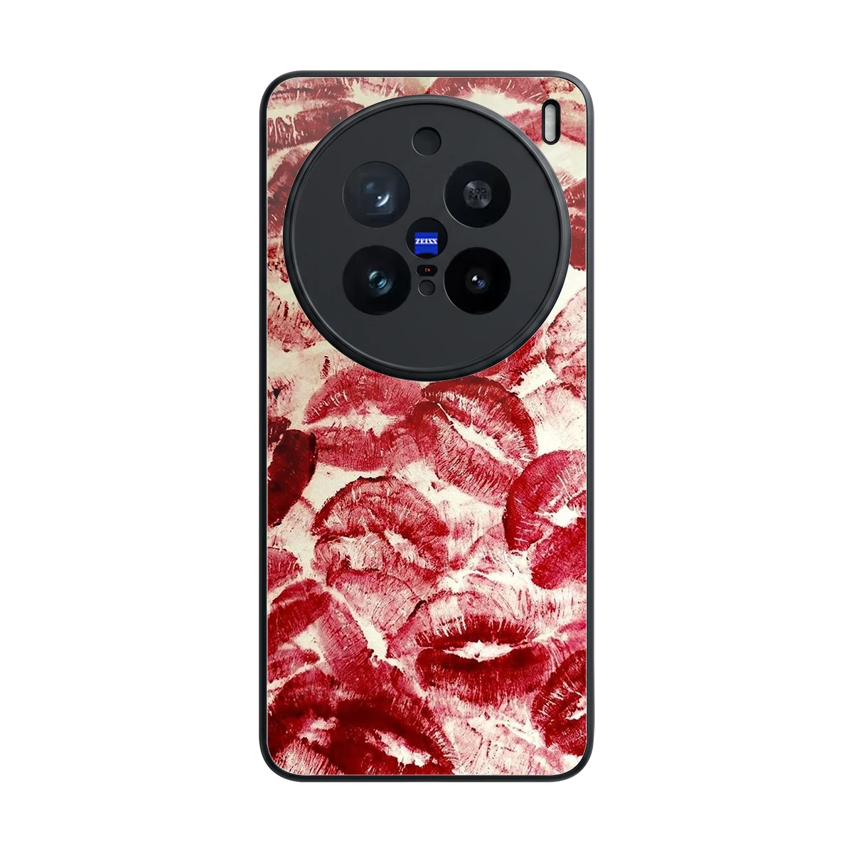 Lip Glam back phone cover | glass case for vivo x200 pro