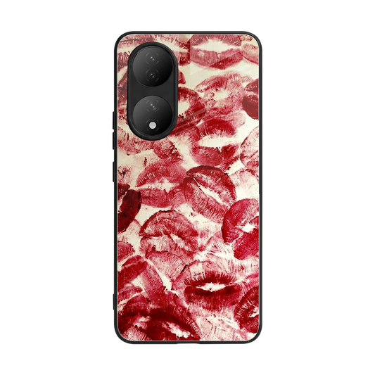 Lip Glam back phone cover | glass case for Vivo-y100