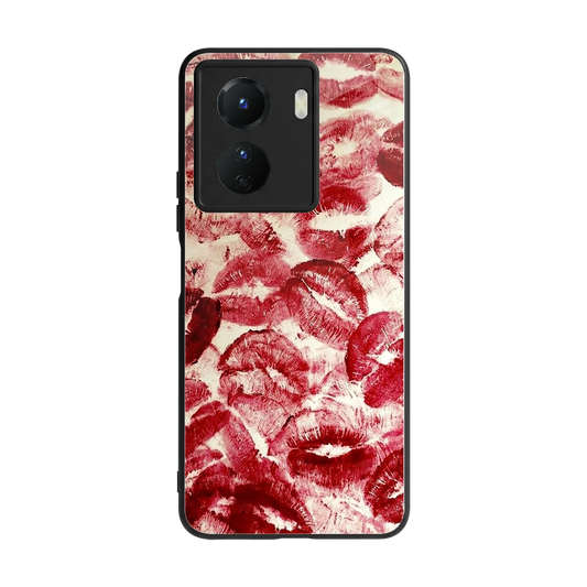 Lip Glam back phone cover | glass case for vivo y16