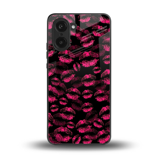 Lip Love back phone cover | glass case for oneplus nord ce5 5g
