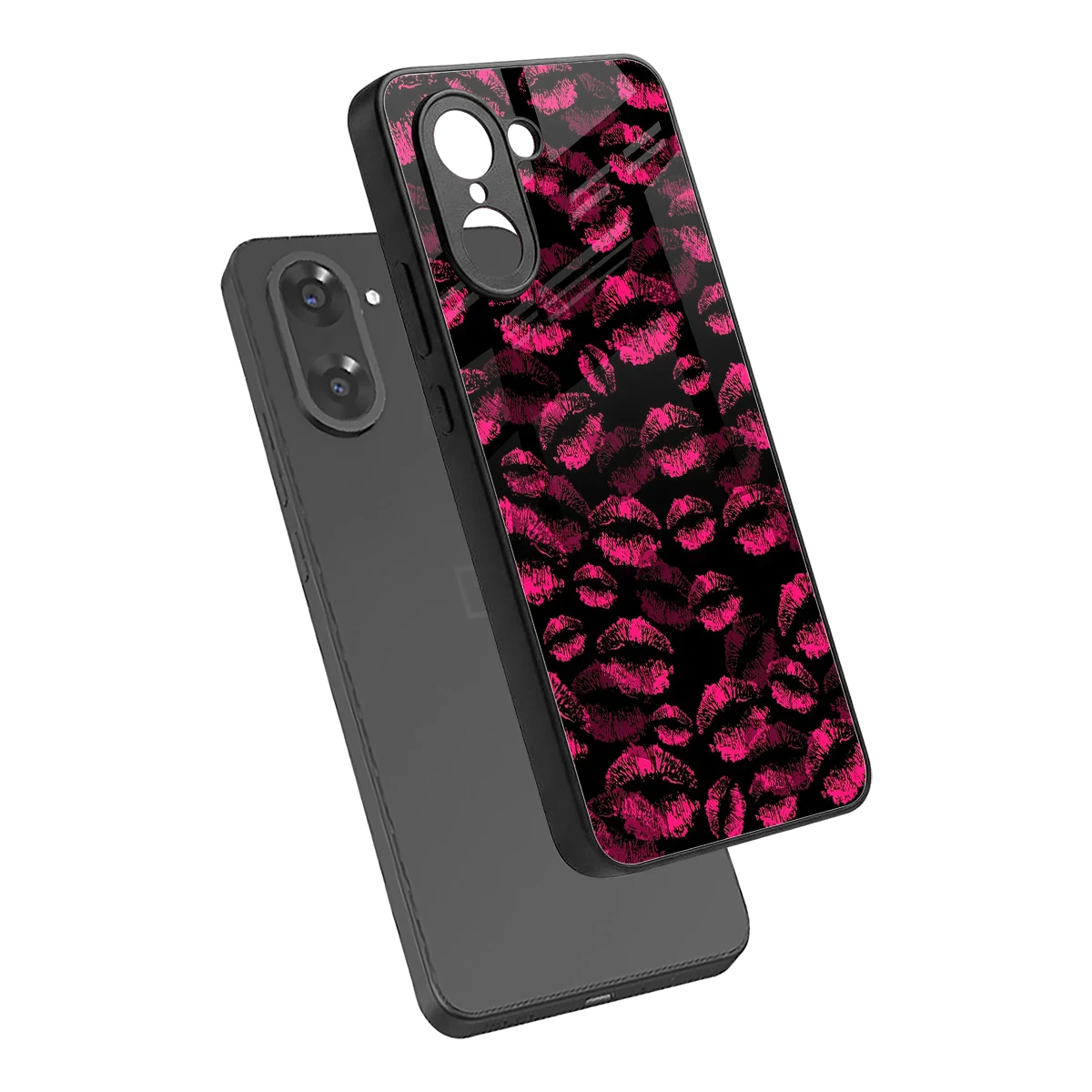 Lip Love sleek oneplus nord ce5 5g cover with tempered glass back and TPU edges