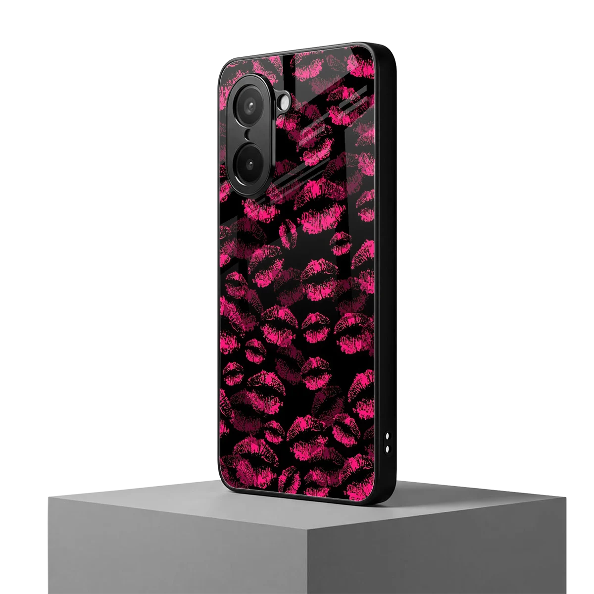 Lip Love oneplus nord ce5 5g mobile cover | shockproof glass phone case