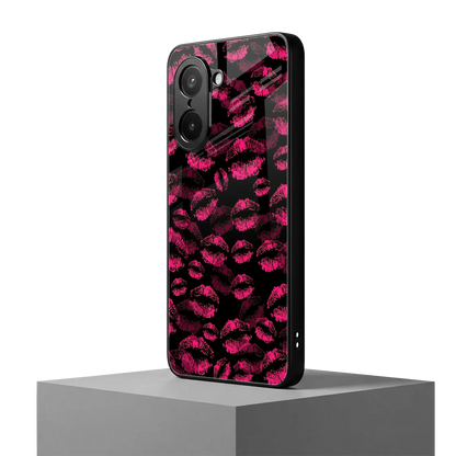 Lip Love oneplus nord ce5 5g mobile cover | shockproof glass phone case