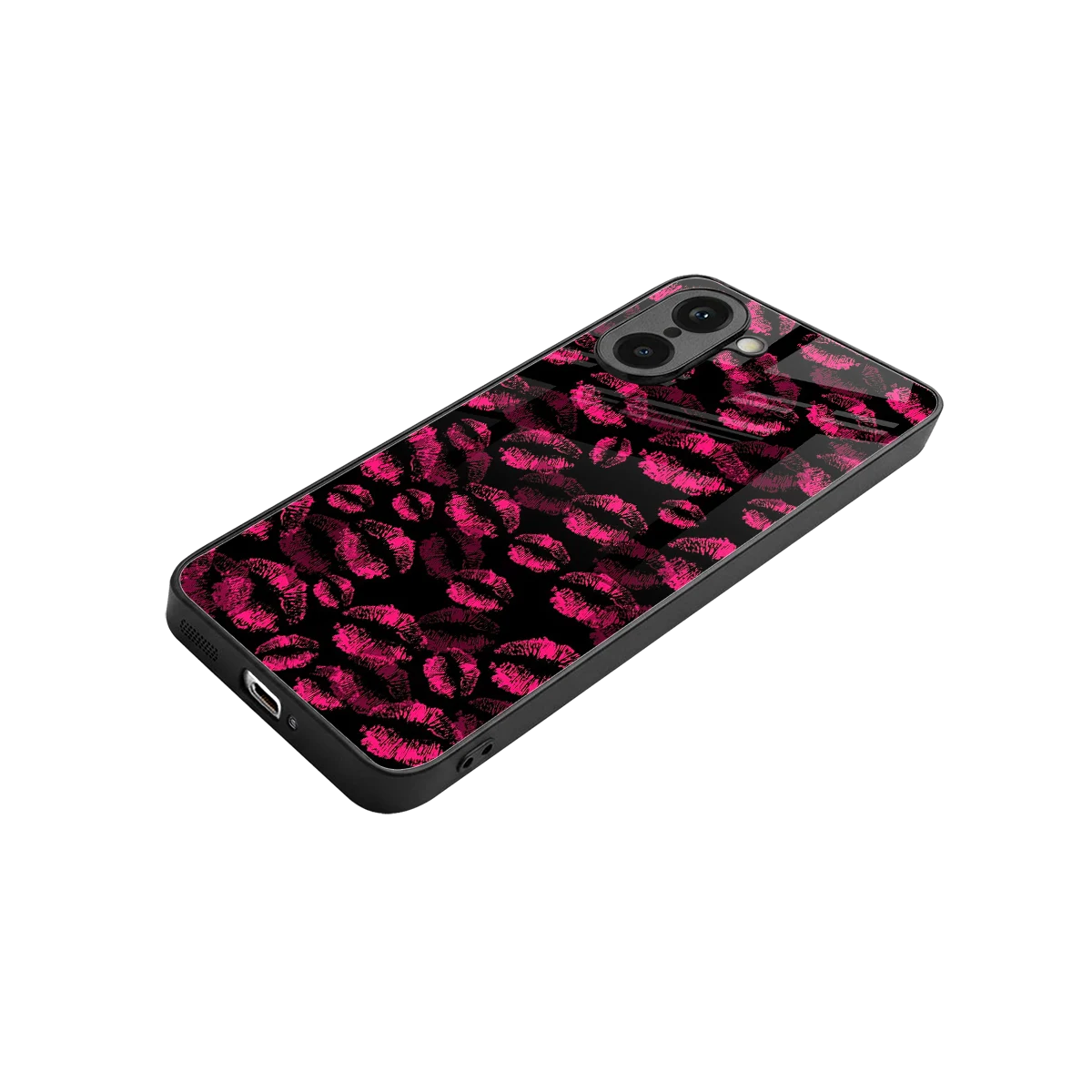 Lip Love stylish phone case for oneplus nord ce5 5g | glossy glass and slim fit