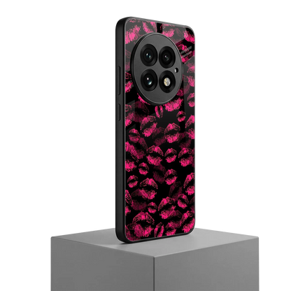 Lip Love oneplus 13 mobile cover | shockproof glass phone case