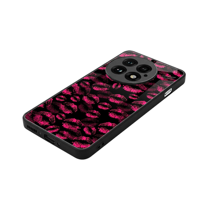 Lip Love stylish phone case for oneplus 13 | glossy glass and slim fit