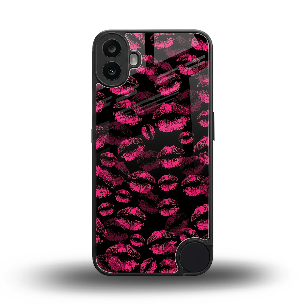 Lip Love back phone cover | glass case for cmf nothing phone 1