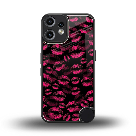 Lip Love back phone cover | glass case for cmf nothing phone 2 pro