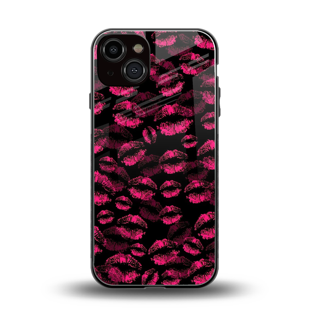 Lip Love back phone cover | glass case for iphone 14