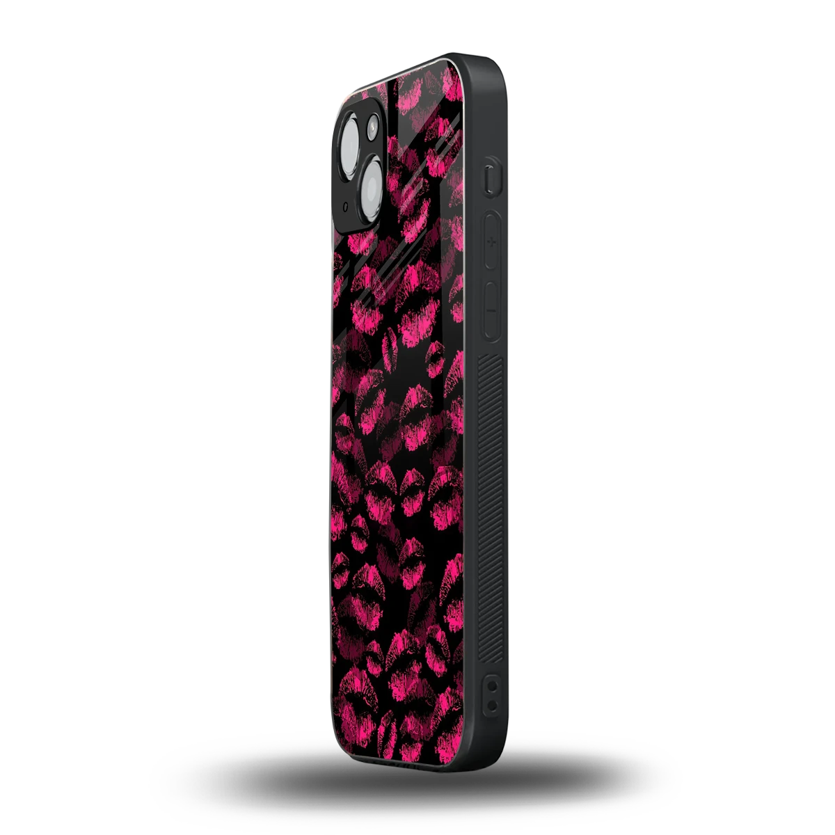 Lip Love iphone 14 plus mobile cover | shockproof glass phone case