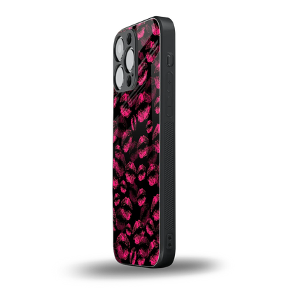 Lip Love iphone 15 pro max mobile cover | shockproof glass phone case