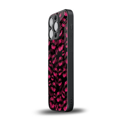 Lip Love iphone 15 pro mobile cover | shockproof glass phone case