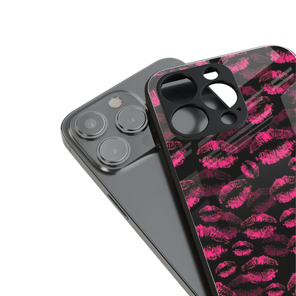 Lip Love stylish phone case for iphone 15 pro | glossy glass and slim fit
