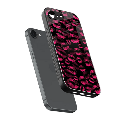 Lip Love sleek iphone 17e cover with tempered glass back and TPU edges