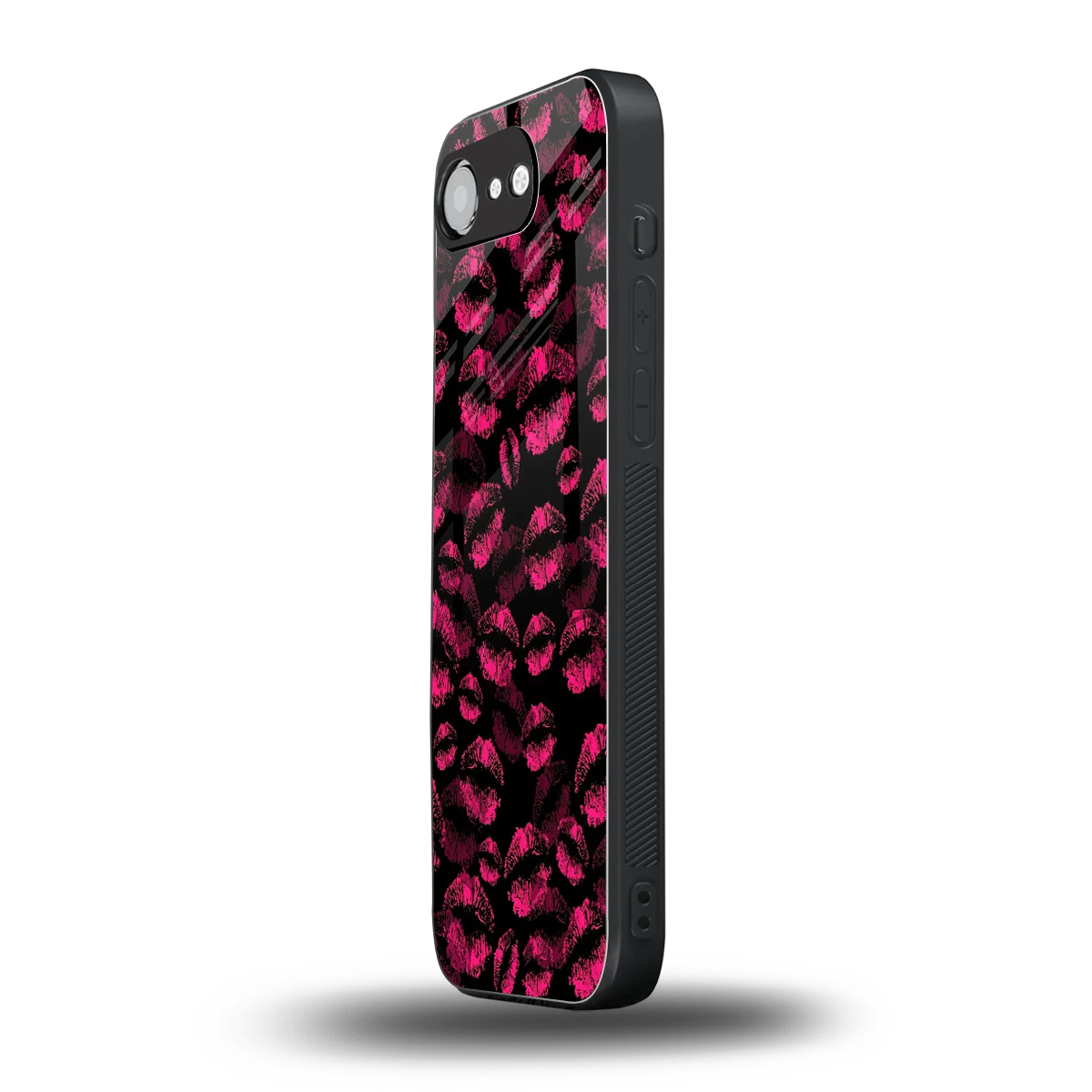 Lip Love iphone 17e mobile cover | shockproof glass phone case