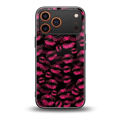 Lip Love back phone cover | glass case for iphone 17 pro
