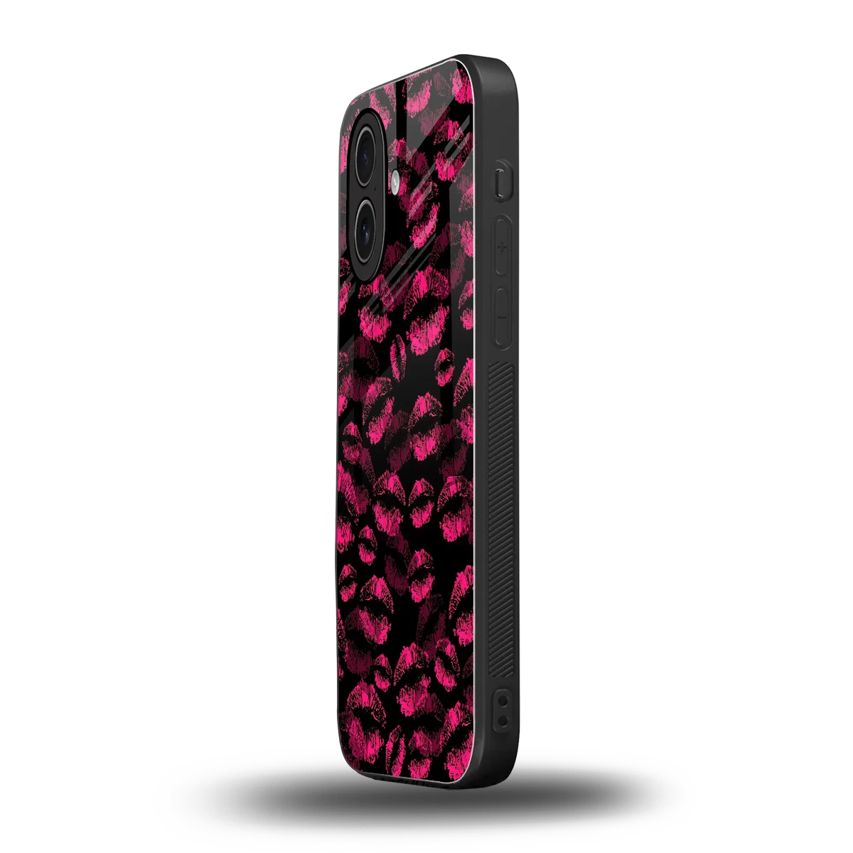 Lip Love iphone 17 mobile cover | shockproof glass phone case