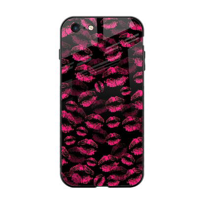 Lip Love back phone cover | glass case for iphone 6s plus