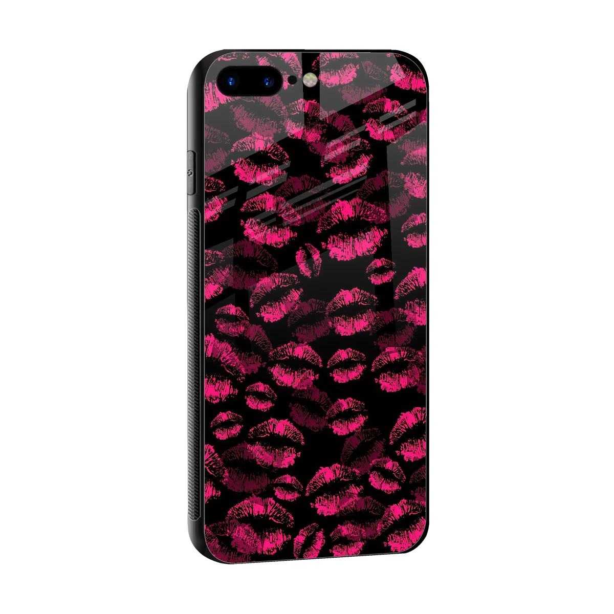 Lip Love sleek iphone 8 plus cover with tempered glass back and TPU edges
