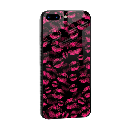Lip Love sleek iphone 8 plus cover with tempered glass back and TPU edges
