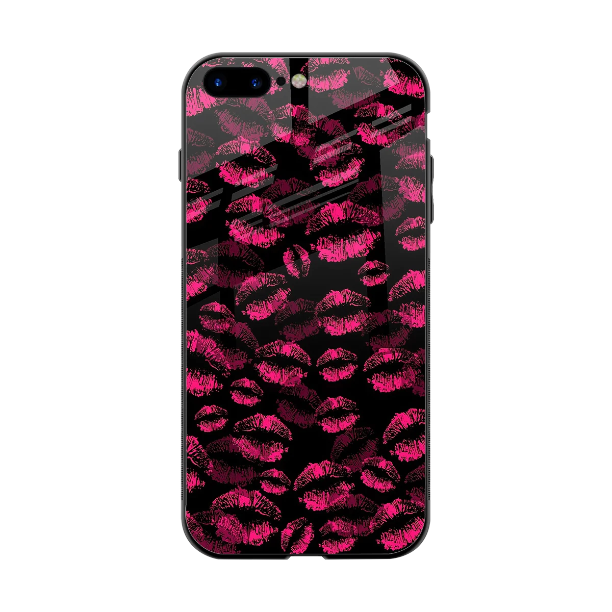 Lip Love back phone cover | glass case for iphone 8 plus