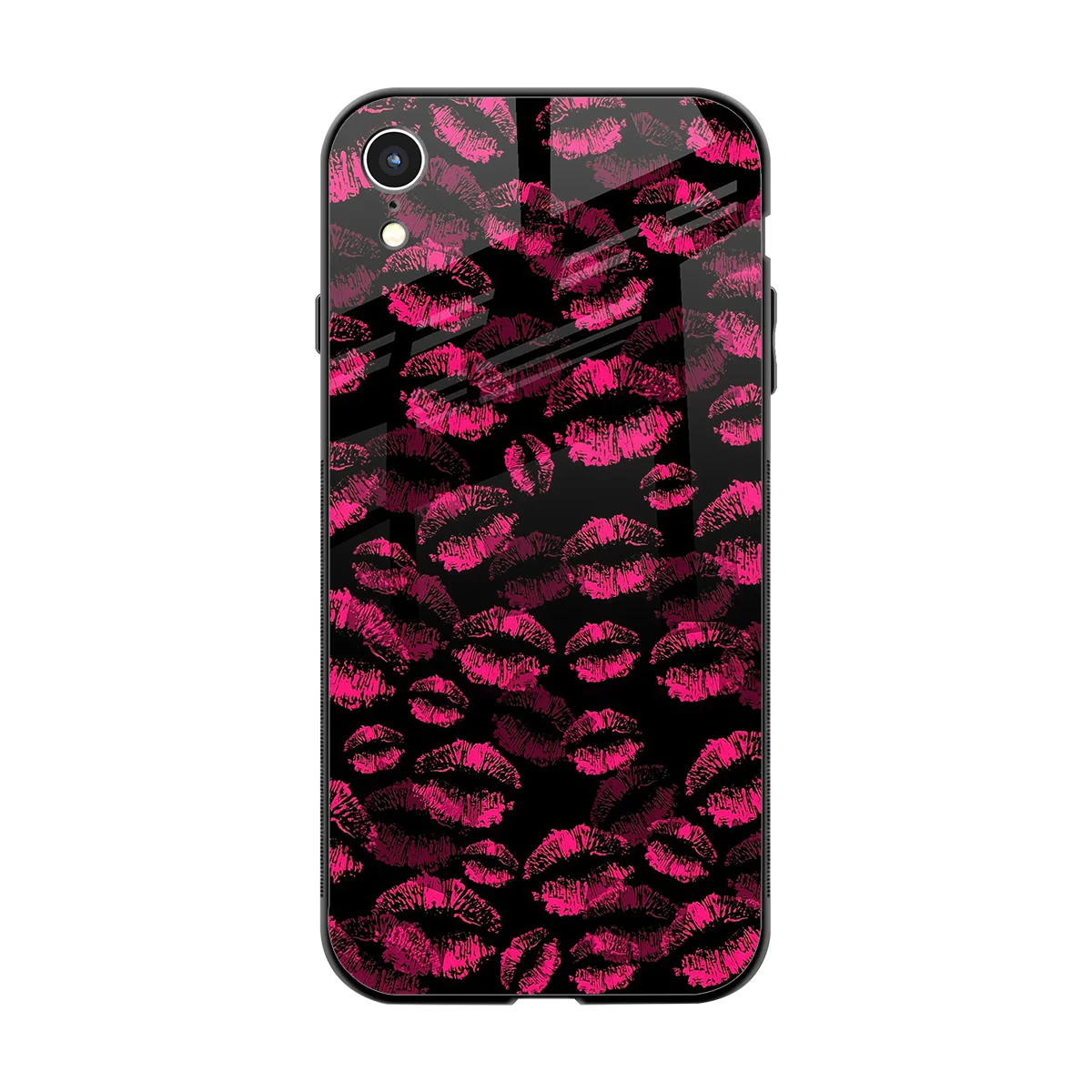Lip Love back phone cover | glass case for iphone xr