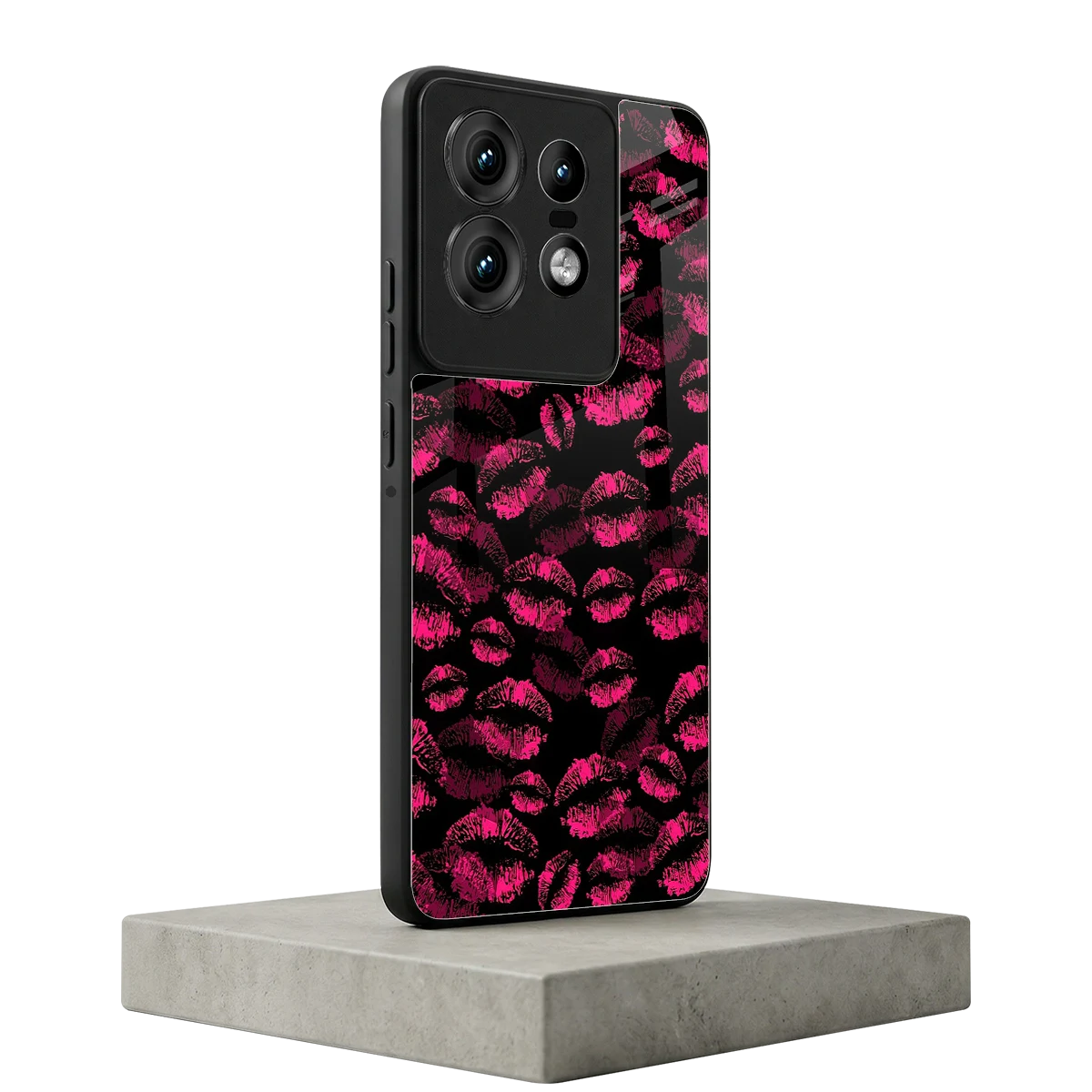 Lip Love motorola edge 50 pro mobile cover | shockproof glass phone case