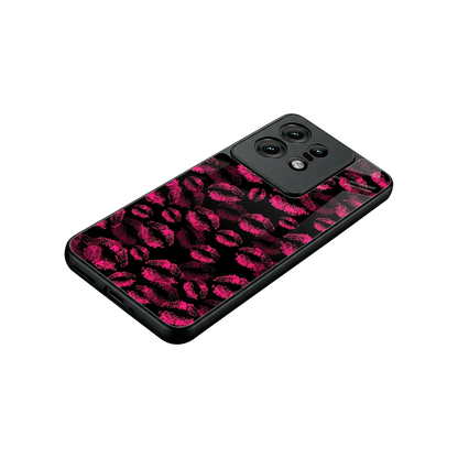 Lip Love stylish phone case for motorola edge 50 pro | glossy glass and slim fit