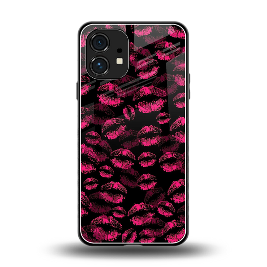 Lip Love back phone cover | glass case for nothing phone 1