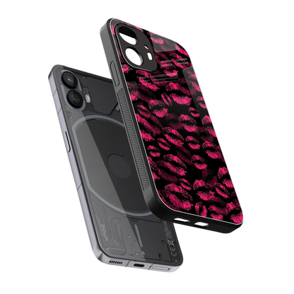Lip Love sleek nothing phone 2 cover with tempered glass back and TPU edges