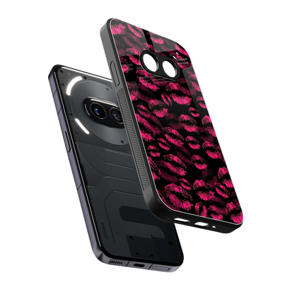 Lip Love sleek nothing phone 2a cover with tempered glass back and TPU edges
