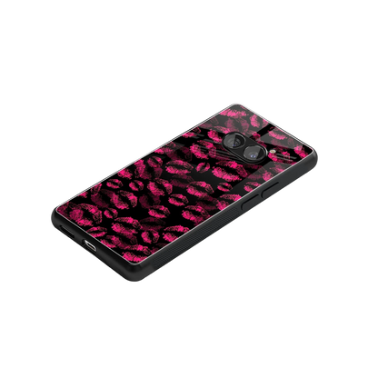 Lip Love stylish phone case for nothing phone 2a | glossy glass and slim fit
