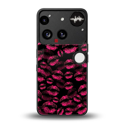 Lip Love back phone cover | glass case for nothing phone 3