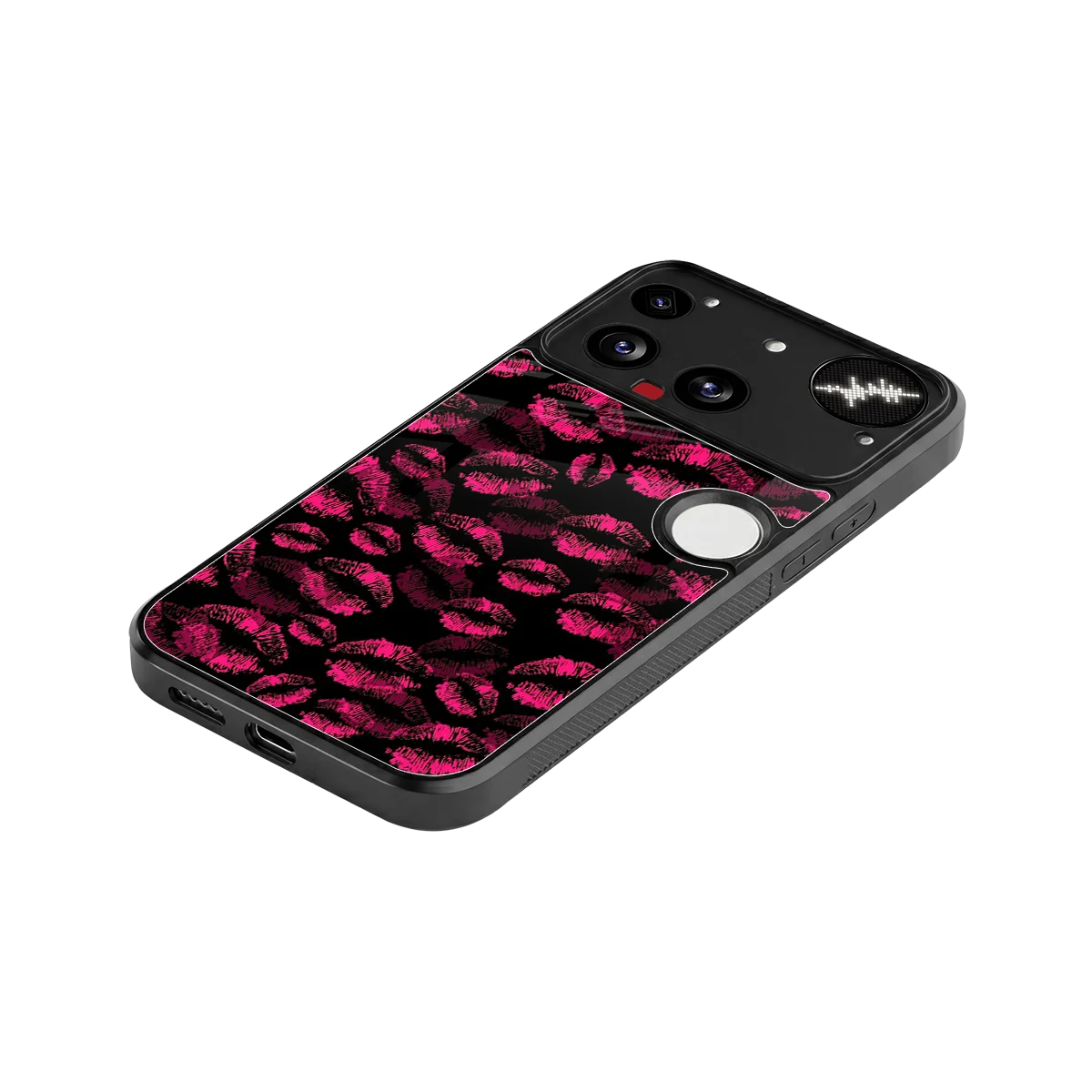 Lip Love stylish phone case for nothing phone 3 | glossy glass and slim fit