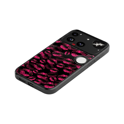 Lip Love stylish phone case for nothing phone 3 | glossy glass and slim fit