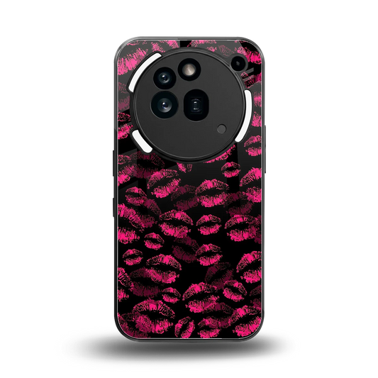 Lip Love back phone cover | glass case for nothing phone 3a pro